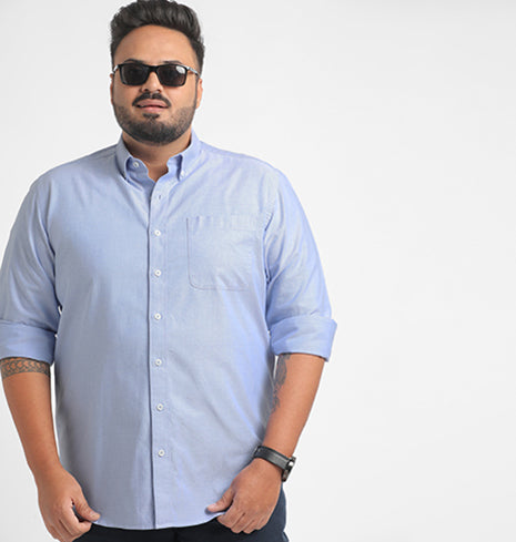 Giza Oxford Structure Solid Shirt