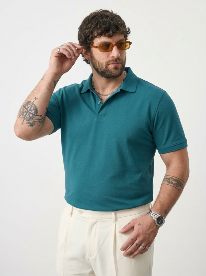 PLUS SIZE MEN SMART POLO | XL-7XL