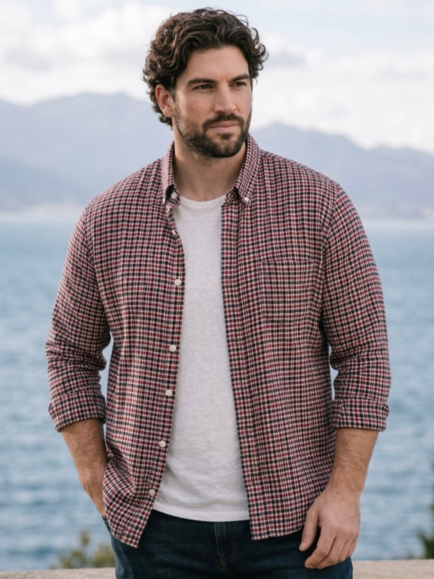 PLUS SIZE MEN CHECK SHIRT| XL-7XL