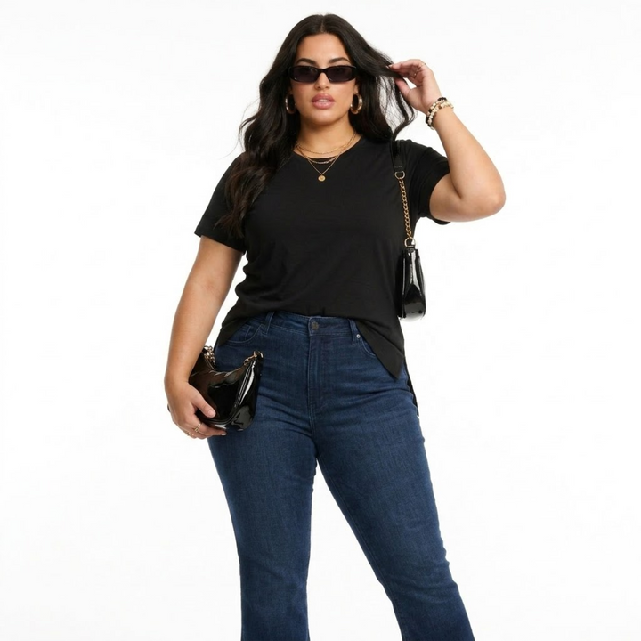 PLUS SIZE WOMEN’S SOLID TSHIRT | XL-7XL