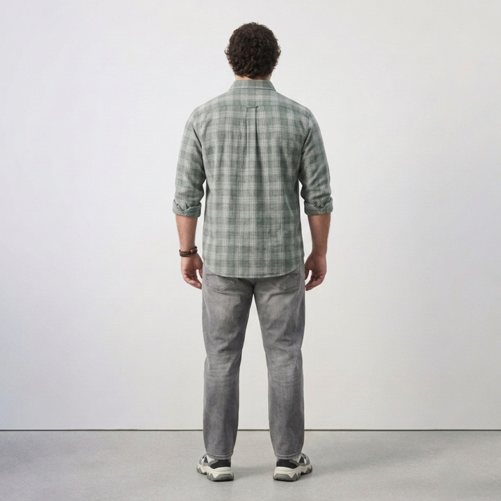 PLUS SIZE MEN’S CHECK SHIRT | XL-7XL