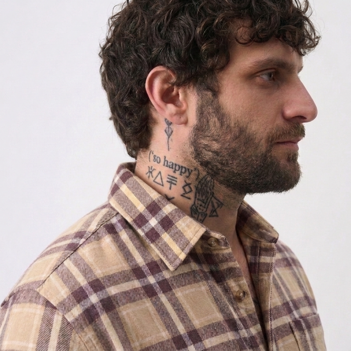 PLUS SIZE MEN’S CHECK SHIRT | XL-7XL