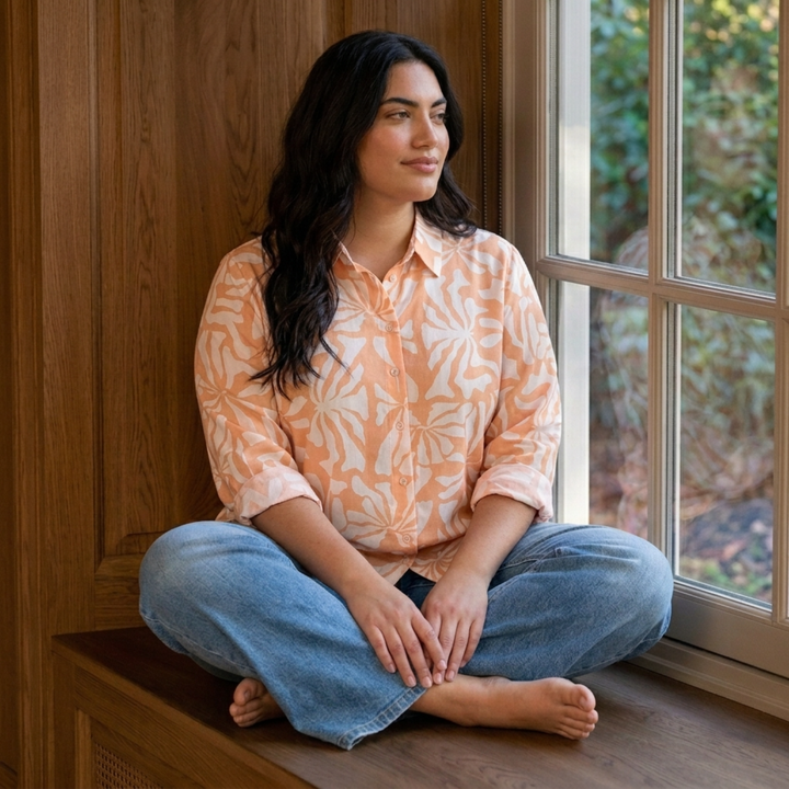 PLUS SIZE WOMEN’S PRINTED SHIRT | XL-7XL