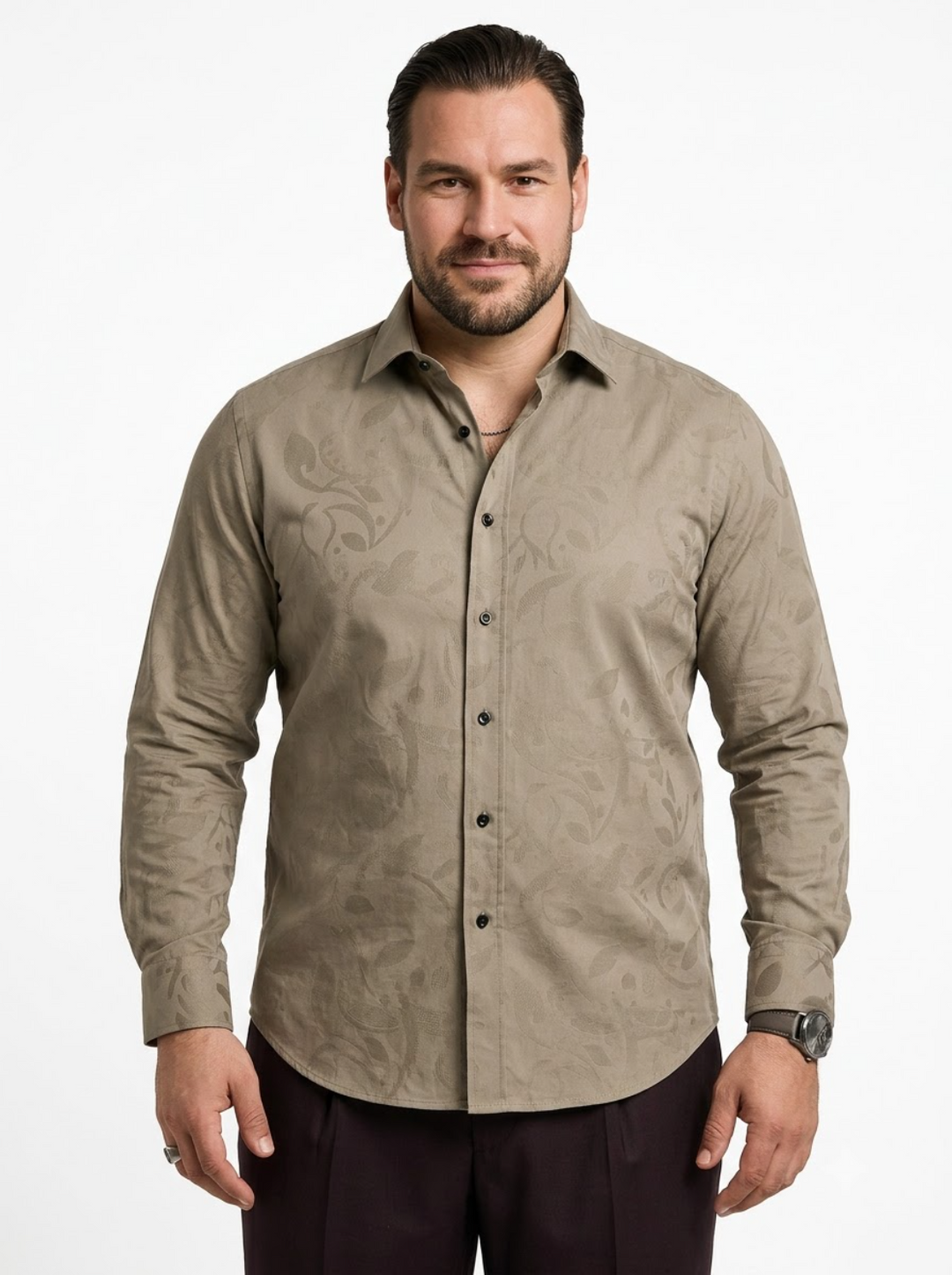 PLUS SIZE JACQURD SHIRT FOR MEN | XL-7XL