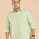 Plus Size Giza Oxford Structure Solid Shirt | XL-7XL