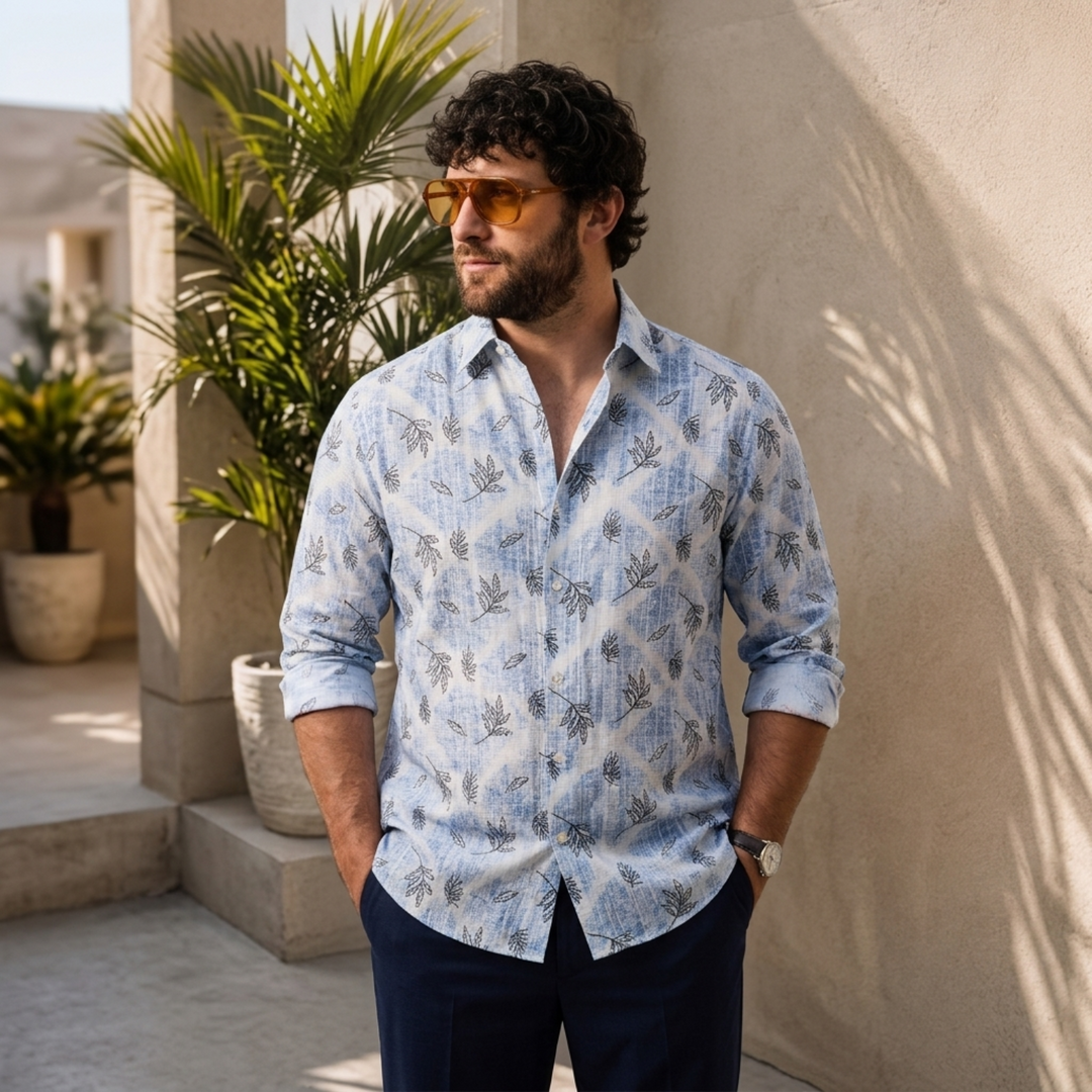 PLUS SIZE MEN’S PRINTED SHIRT | XL-7XL