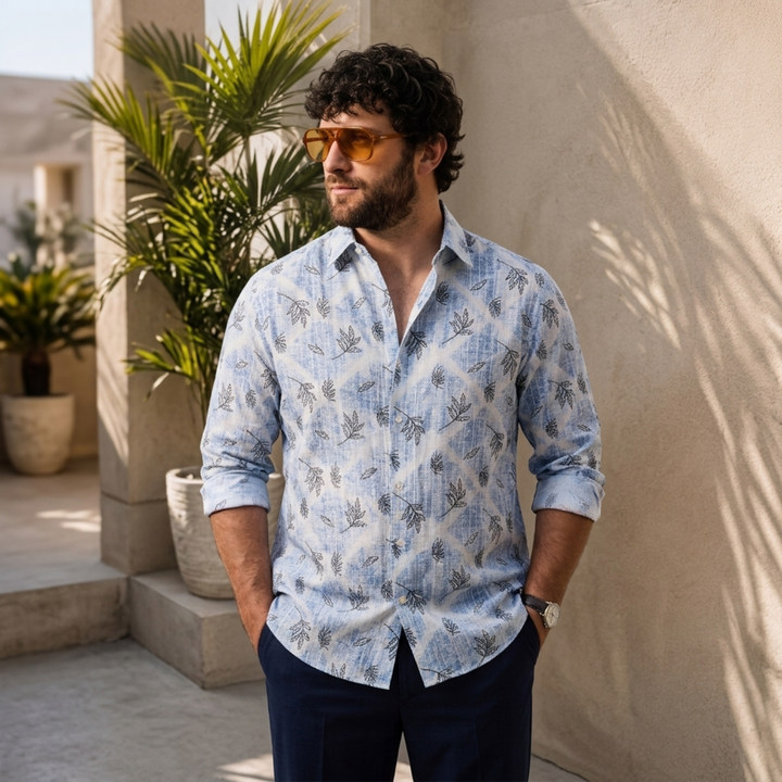 PLUS SIZE MEN’S PRINTED SHIRT | XL-7XL