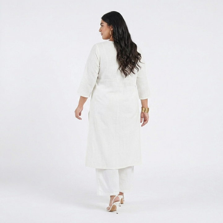 PLUS SIZE WOMEN’S SOLID ETHNIC KURTA | XL-7XL