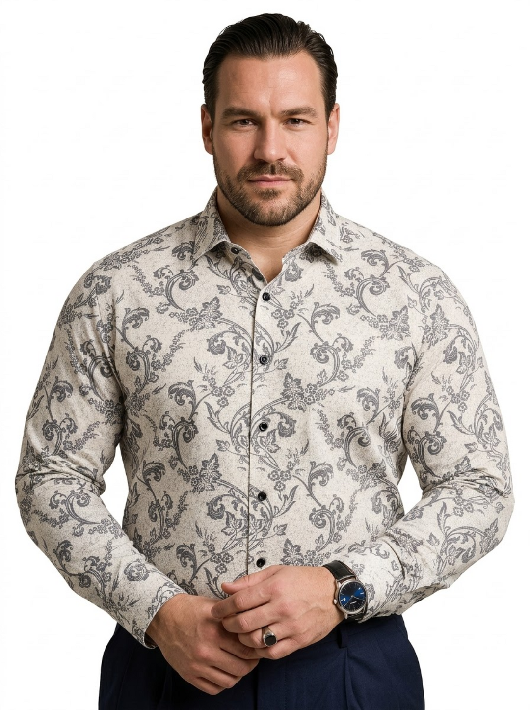 PLUS SIZE PRINTED SHIRT FOR MEN | XL-7XL