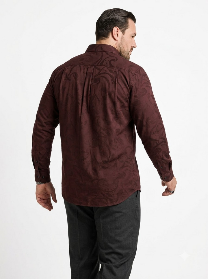 PLUS SIZE JACQURD SHIRT FOR MEN | XL-7XL