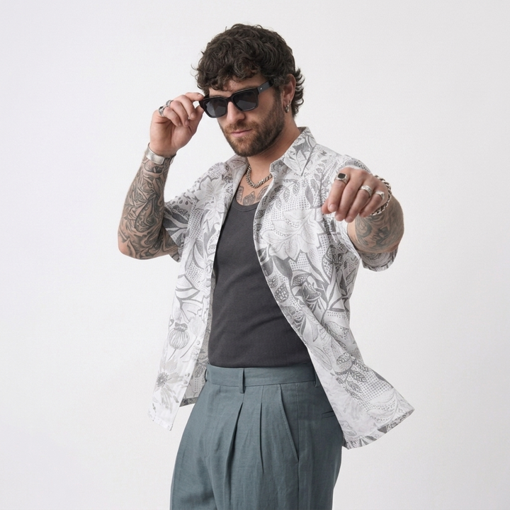 PLUS SIZE MEN’S PRINTED SHIRT | XL-7XL