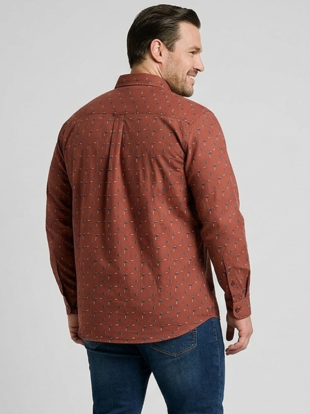 PLUS SIZE MEN PRINTED SHIRT FOR MEN | XL-7XL