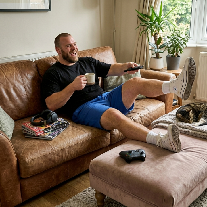 PLUS SIZE MEN KNIT LOUNGE SHORTS | XL-7XL