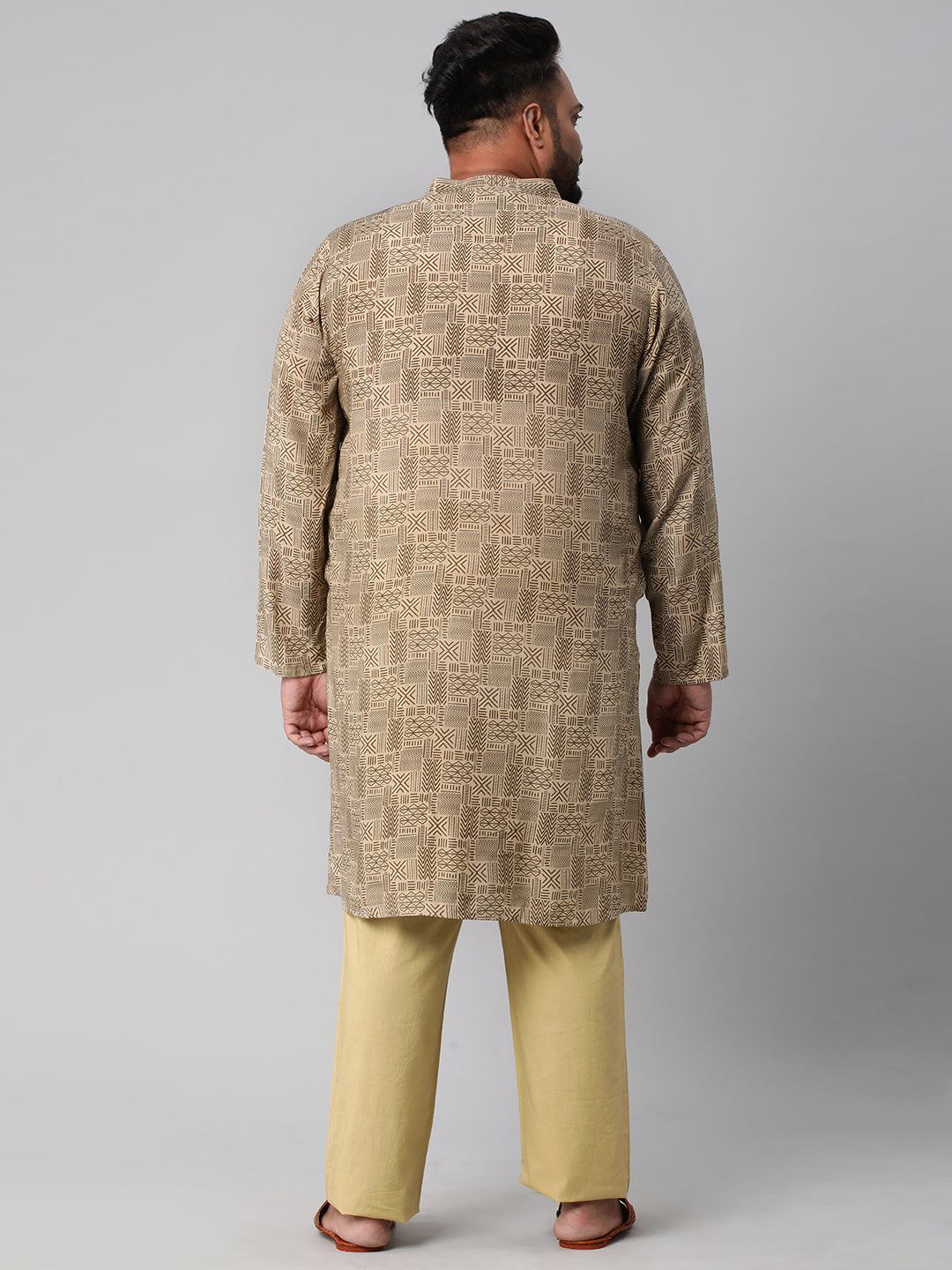 Plus Size Trendy Tribal Print Kurta | XL-7XL