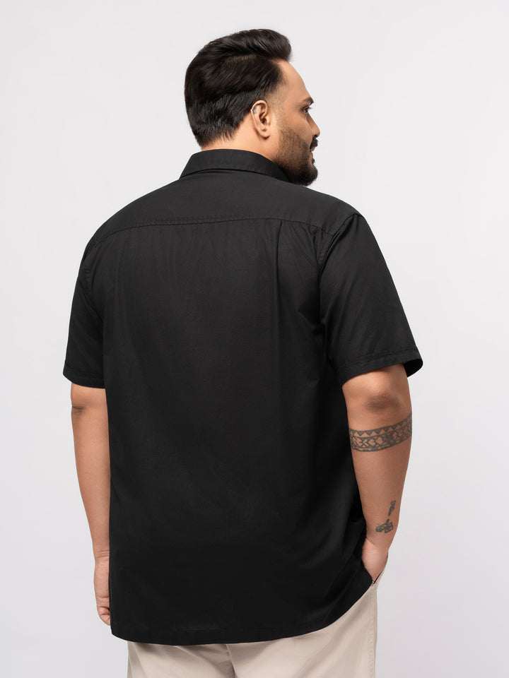 Plus size Soft Cotton Lounge Half Sleeve Shirt For Men | XL-7XL