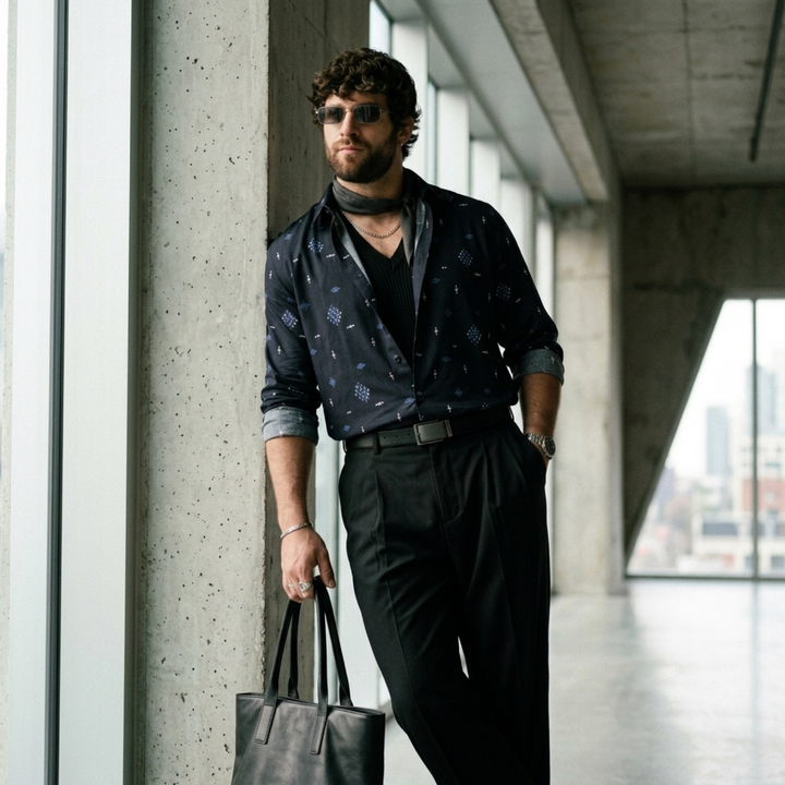 PLUS SIZE MEN’S PRINTED SHIRT | XL-7XL