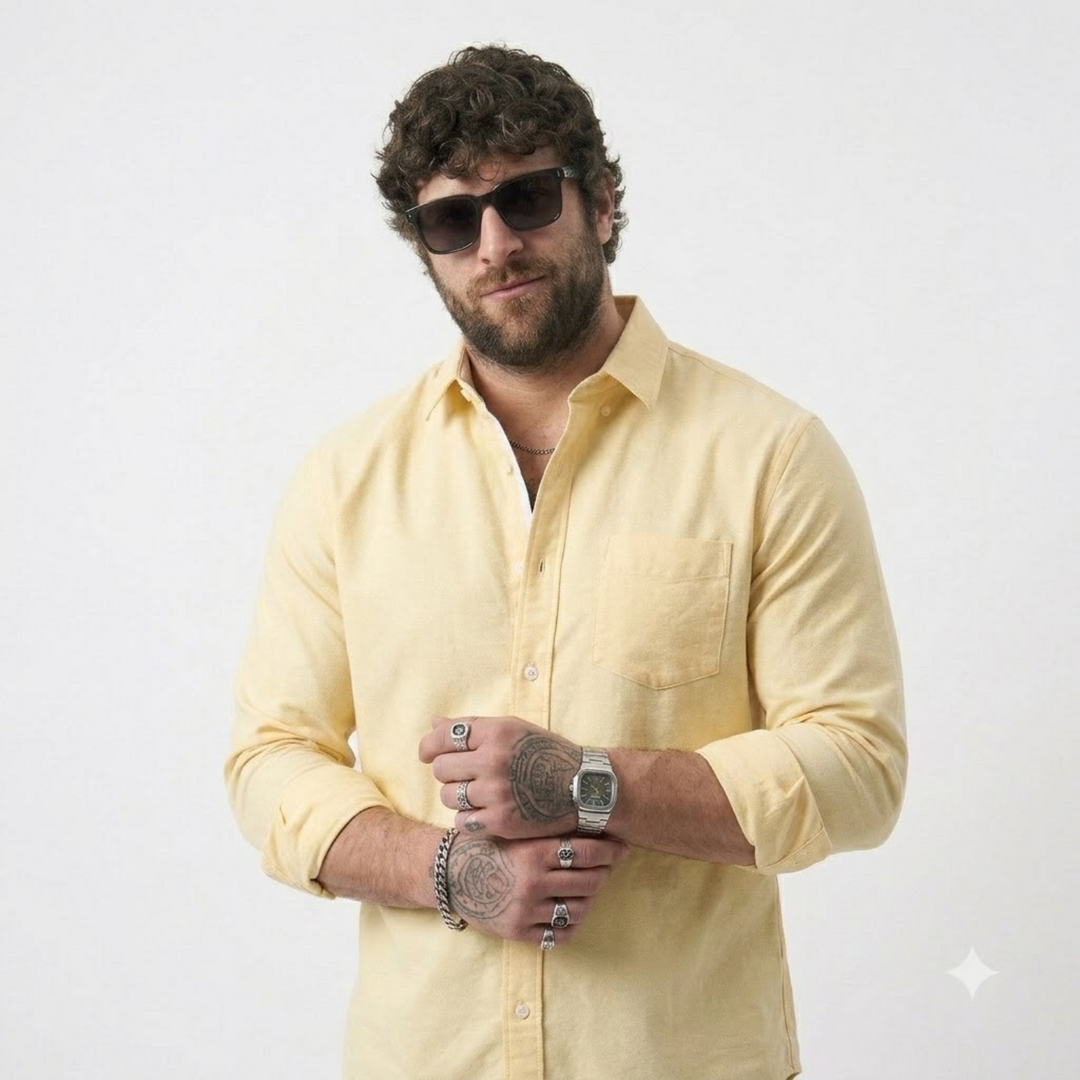 PLUS SIZE SOLID SHIRTS FOR MEN | XL-7XL