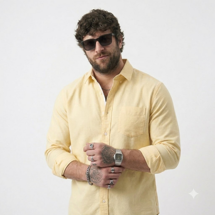 PLUS SIZE SOLID SHIRTS FOR MEN | XL-7XL