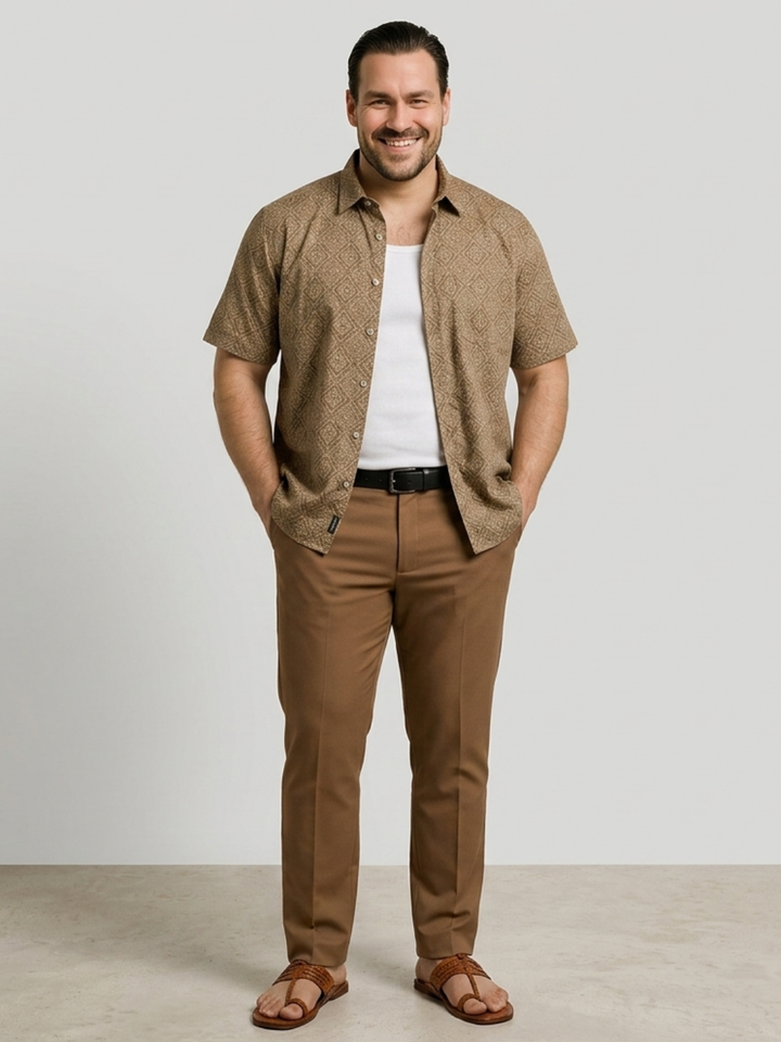 PLUS SIZE MEN PRINTED SHIRT FOR MEN | XL-7XL