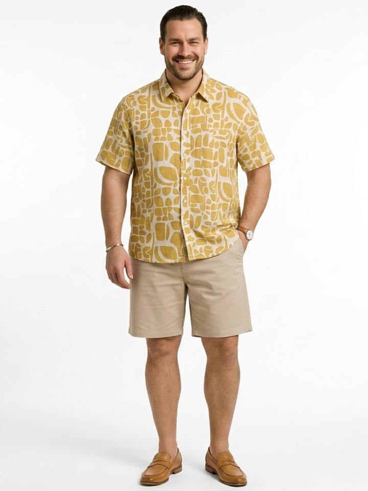 PLUS SIZE MEN PRINTED SHIRT FOR MEN | XL-7XL
