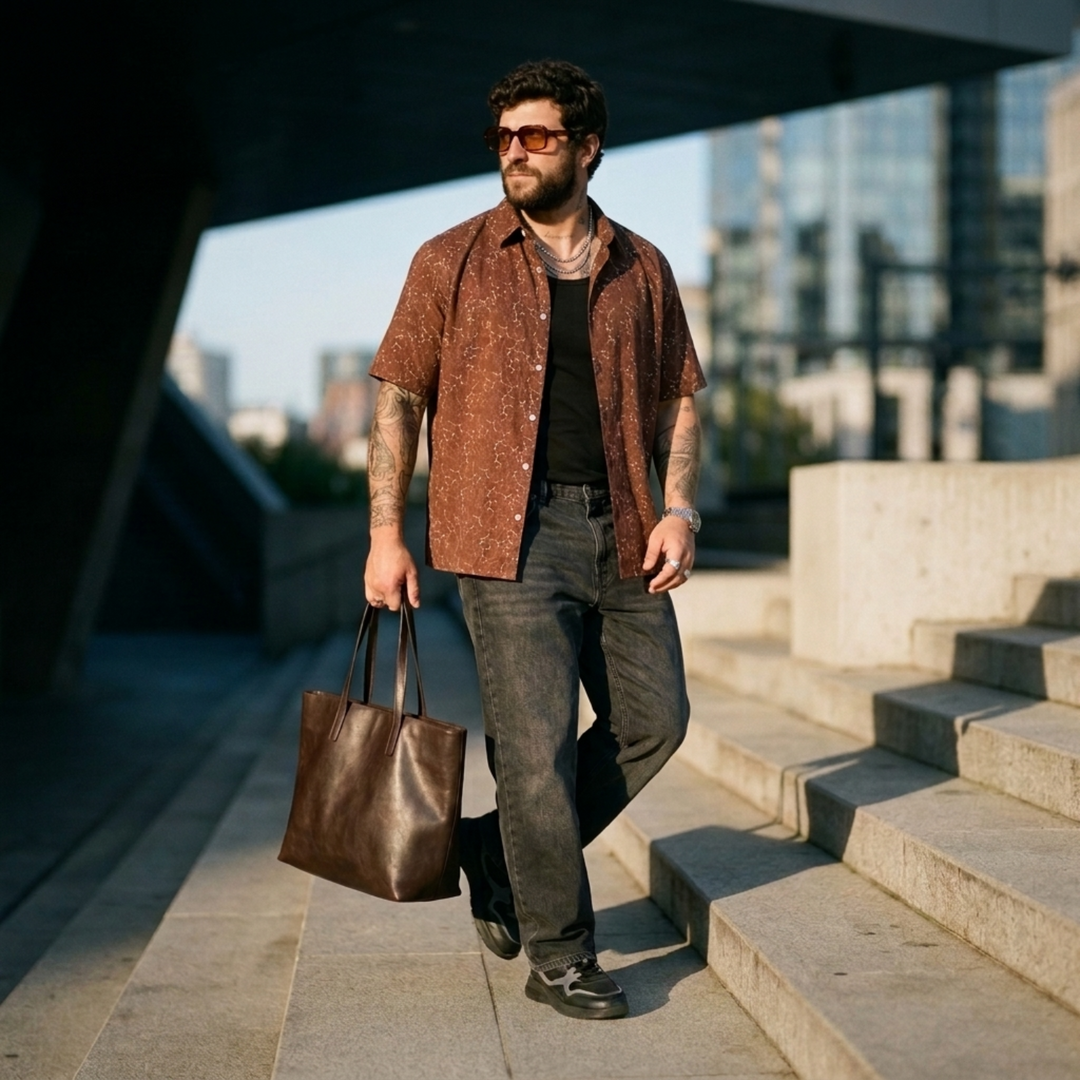 PLUS SIZE MEN’S PRINTED SHIRT | XL-7XL