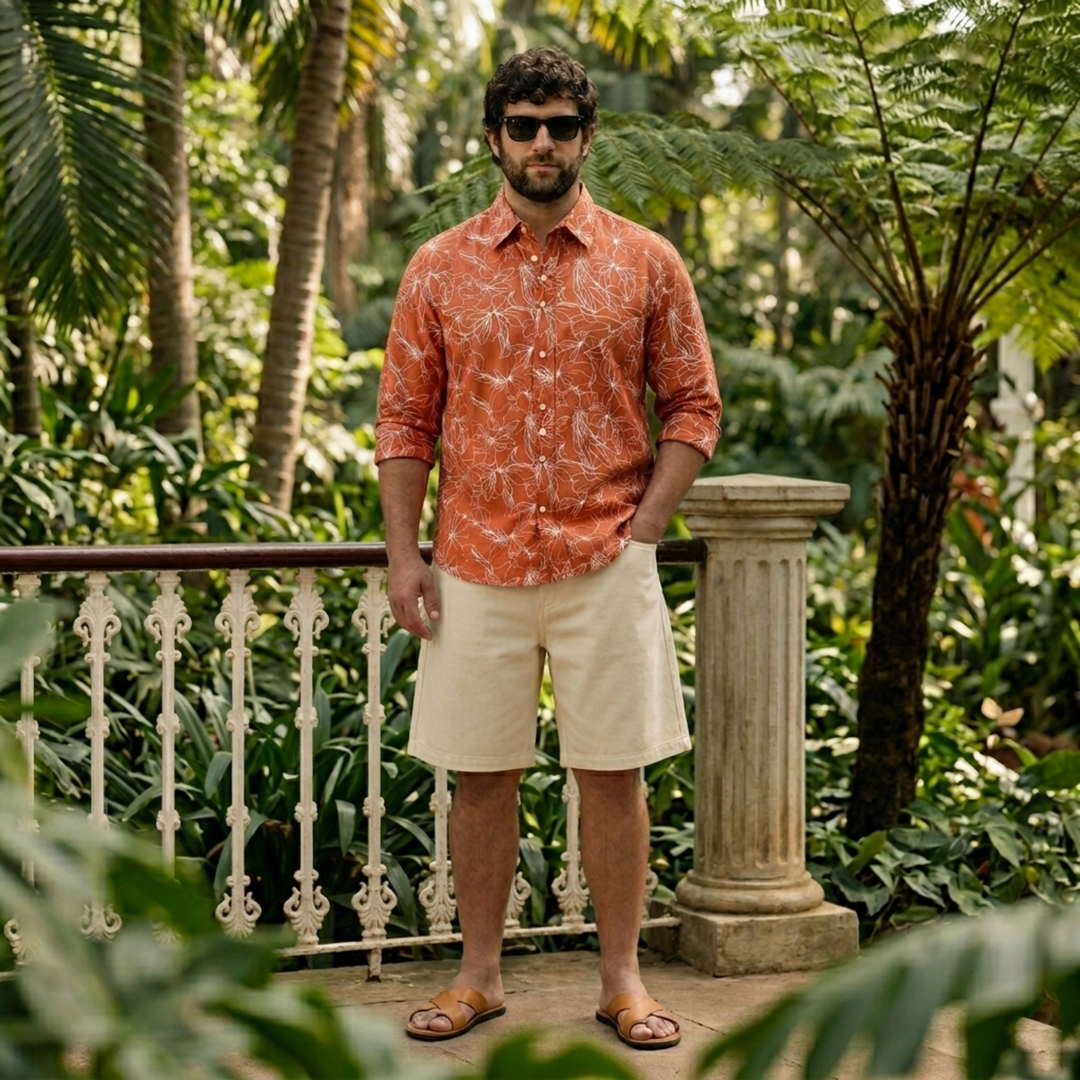 PLUS SIZE MEN’S PRINTED SHIRT | XL-7XL