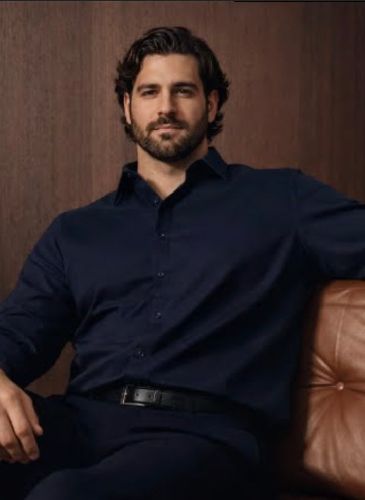 PLUS SIZE MEN SOLID SHIRT| XL-7XL
