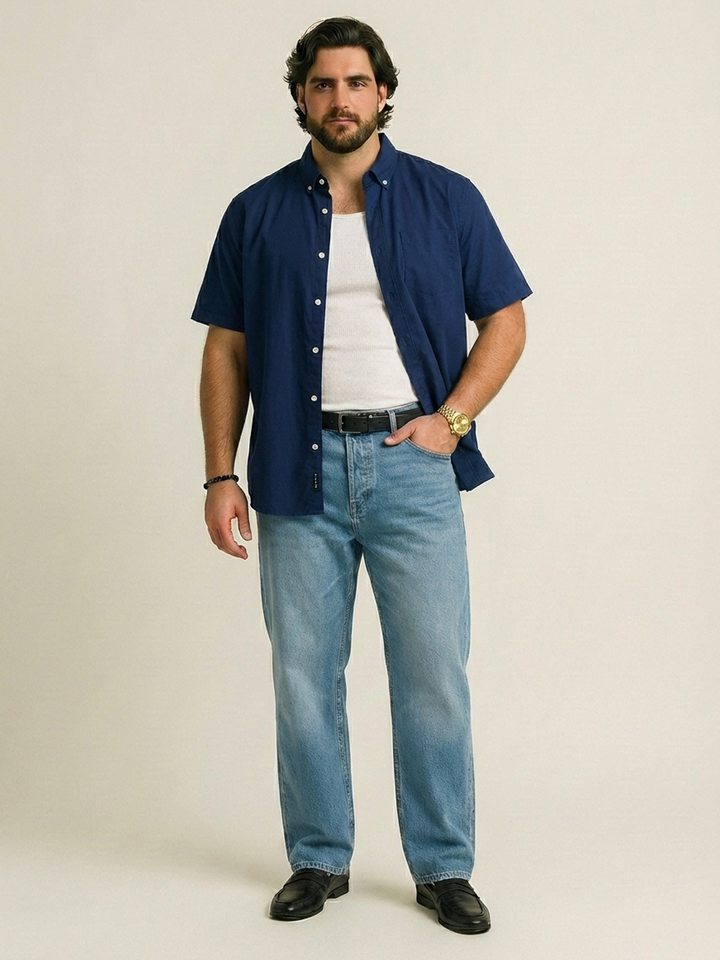 BIG HELLO - THE PLUS LIFE-Men Holiday Shirts
