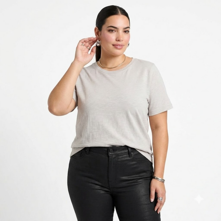 BIG HELLO - THE PLUS LIFE-Womens T-Shirt - Essential