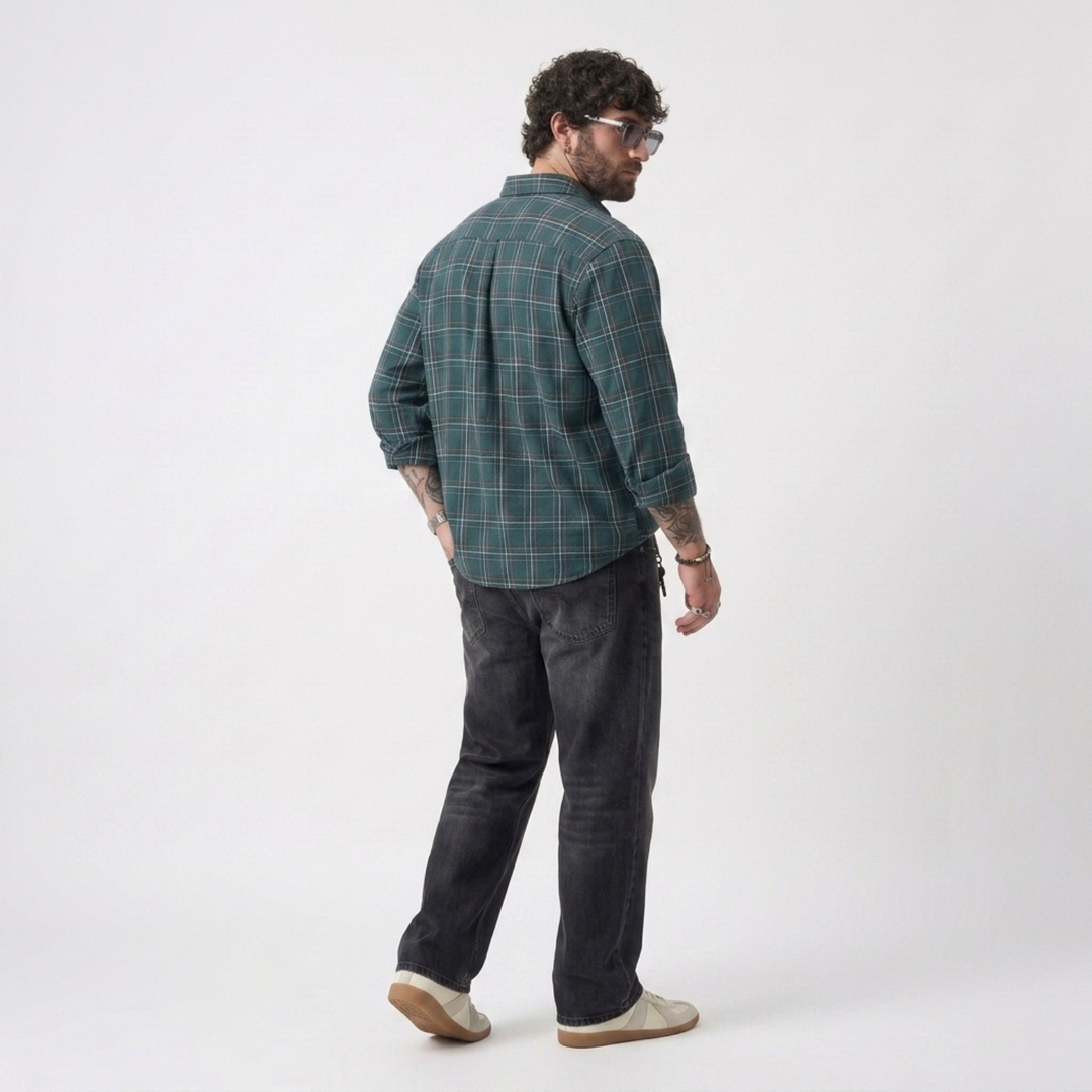 PLUS SIZE MEN’S CHECK SHIRT | XL-7XL
