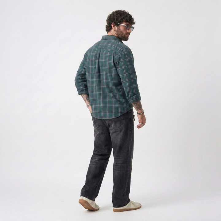 PLUS SIZE MEN’S CHECK SHIRT | XL-7XL