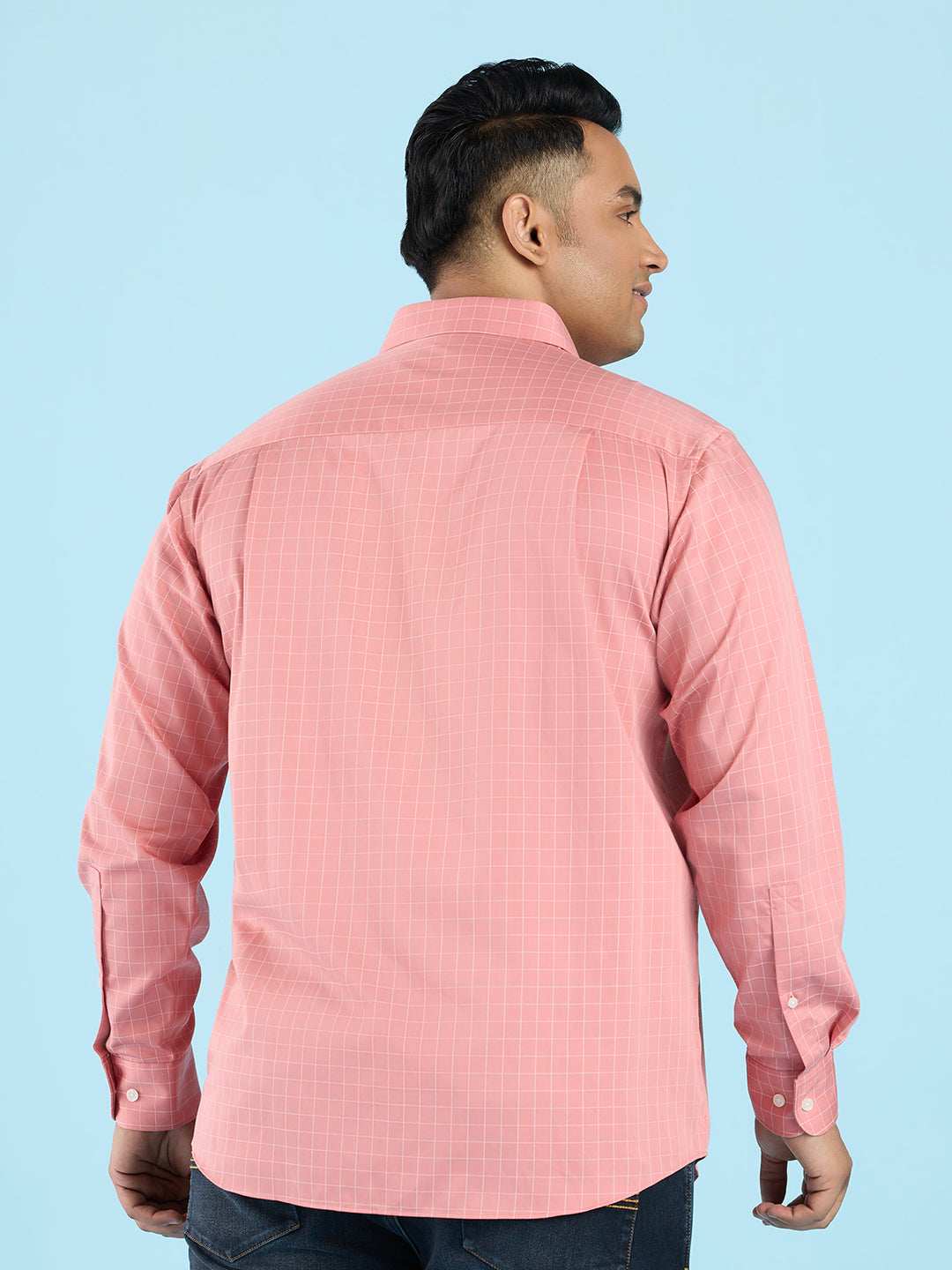 Playful Elegance Supima Cotton Check Shirt