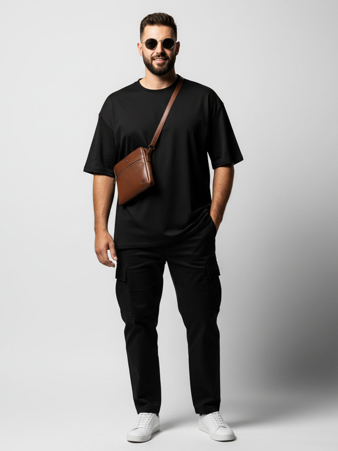 PLUS SIZE RED LABEL COTTON LYCRA LOOSE FIT T-SHIRT FOR MEN | XL-7XL