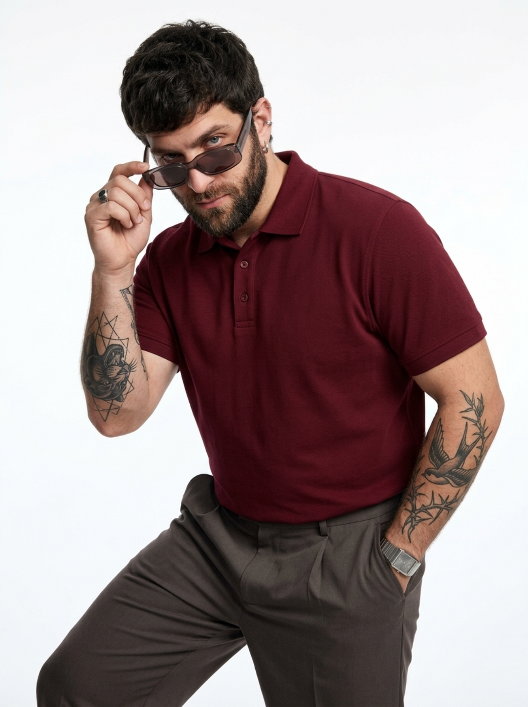 PLUS SIZE MEN SMART POLO | XL-7XL