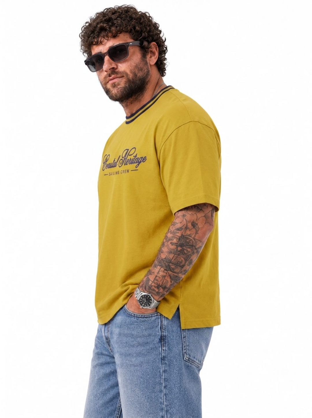 PLUS SIZE MEN RINGER TEES | XL-7XL