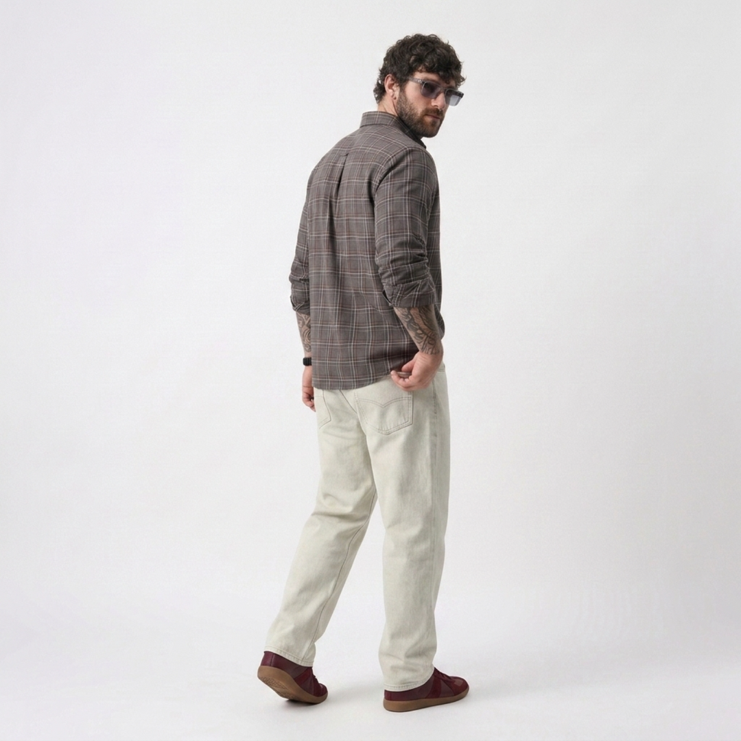 PLUS SIZE MEN’S CHECK SHIRT | XL-7XL