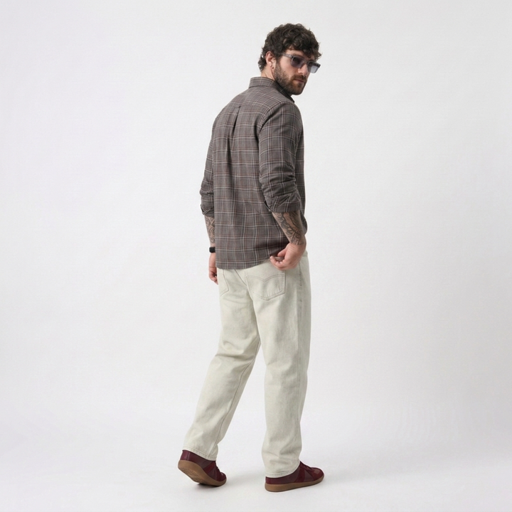 PLUS SIZE MEN’S CHECK SHIRT | XL-7XL