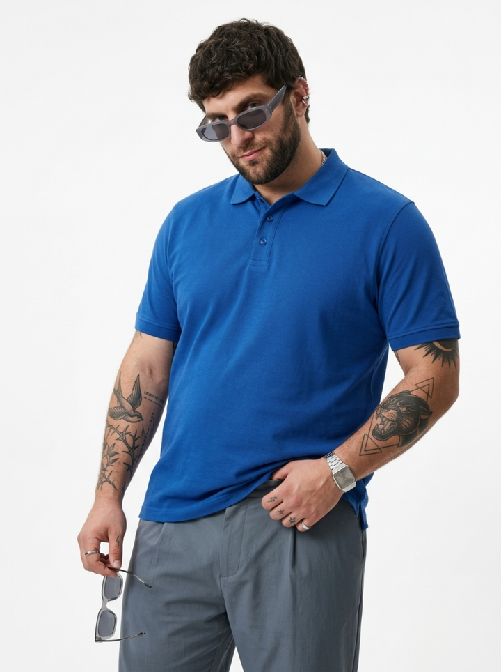 PLUS SIZE MEN SMART POLO | XL-7XL