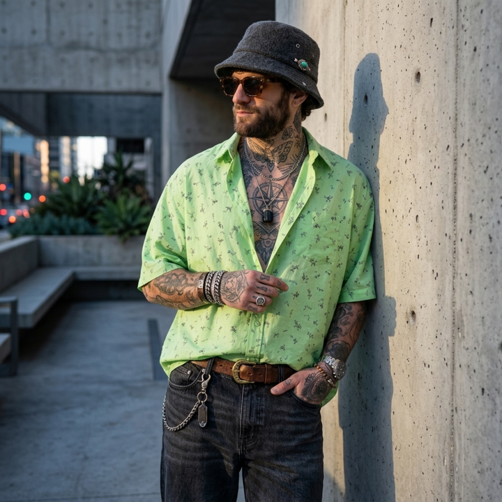 PLUS SIZE MEN’S PRINTED SHIRT | XL-7XL