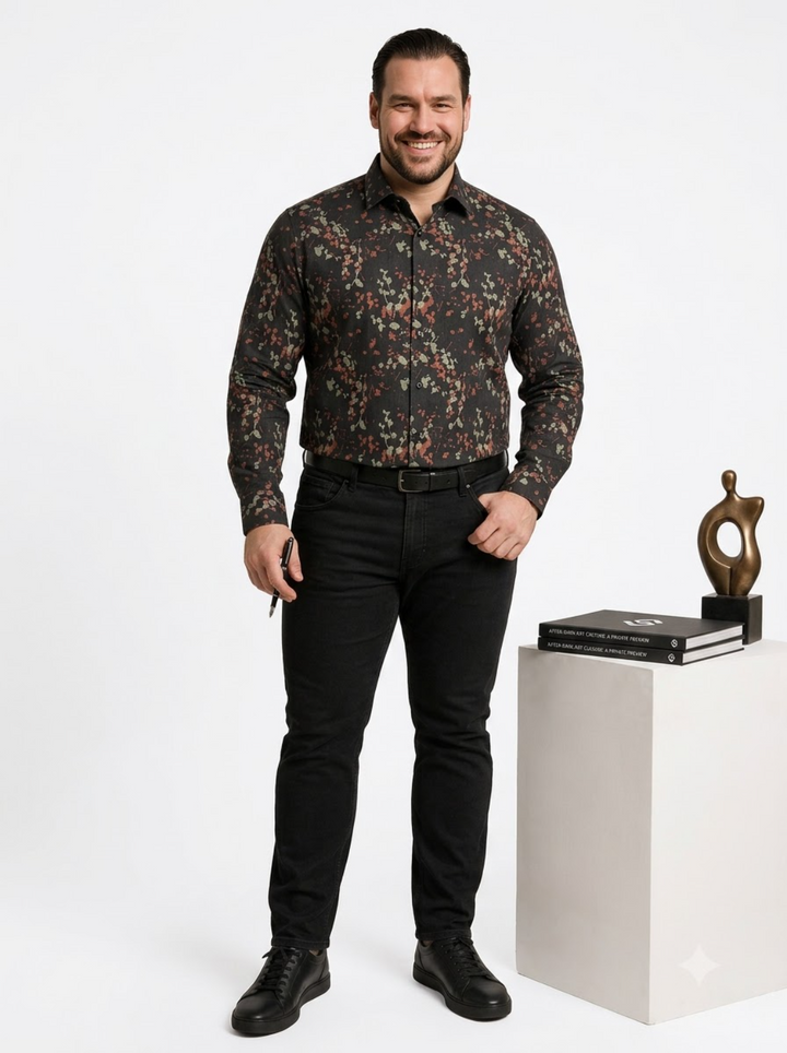 PLUS SIZE PRINTED SHIRT FOR MEN | XL-7XL