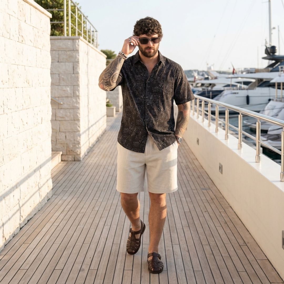 PLUS SIZE MEN’S PRINTED SHIRT | XL-7XL