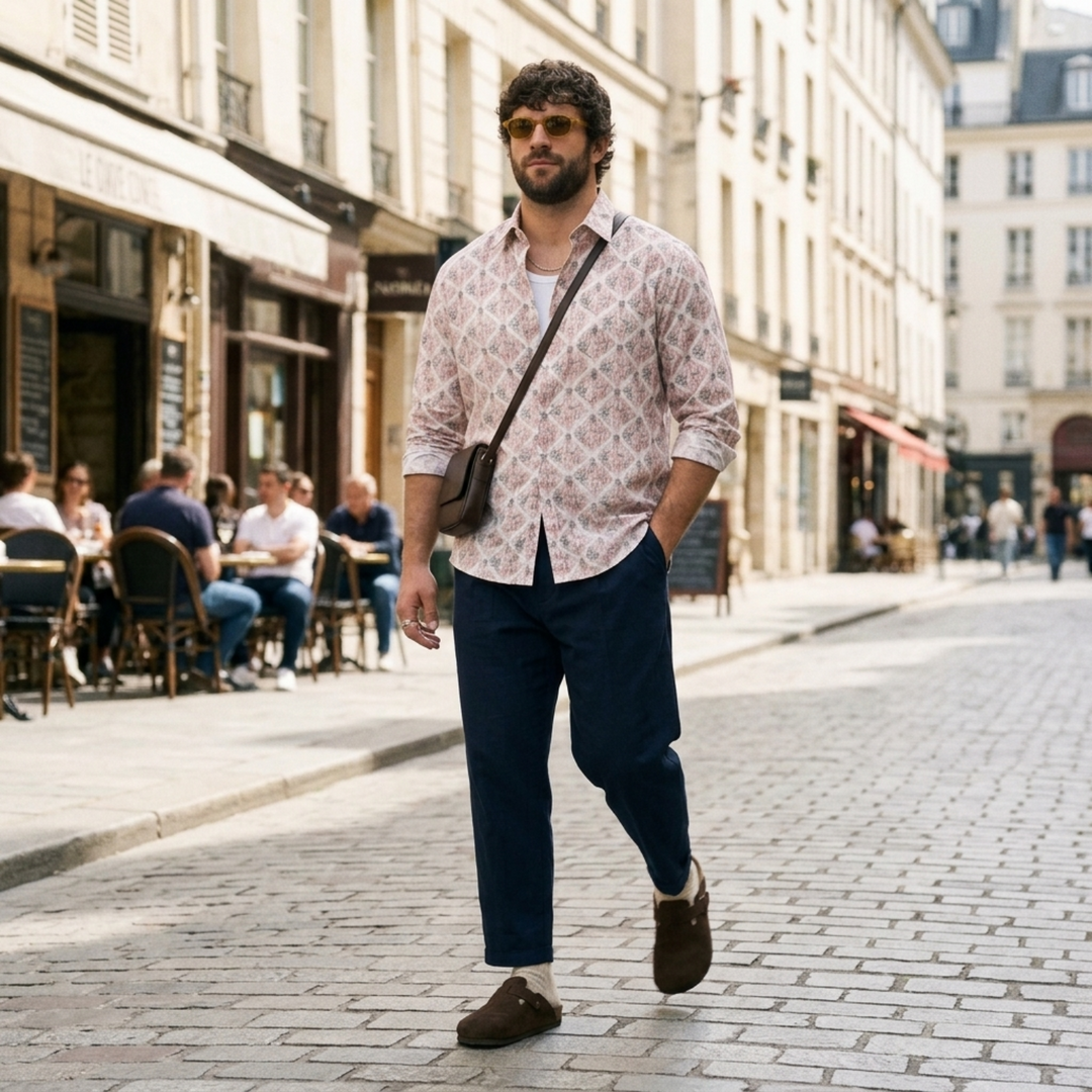 PLUS SIZE MEN’S PRINTED SHIRT | XL-7XL