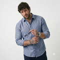 PLUS SIZE STRIPE SHIRT FOR MEN | XL-7XL