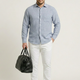 PLUS SIZE MEN SOLID LINEN SHIRT| XL-7XL