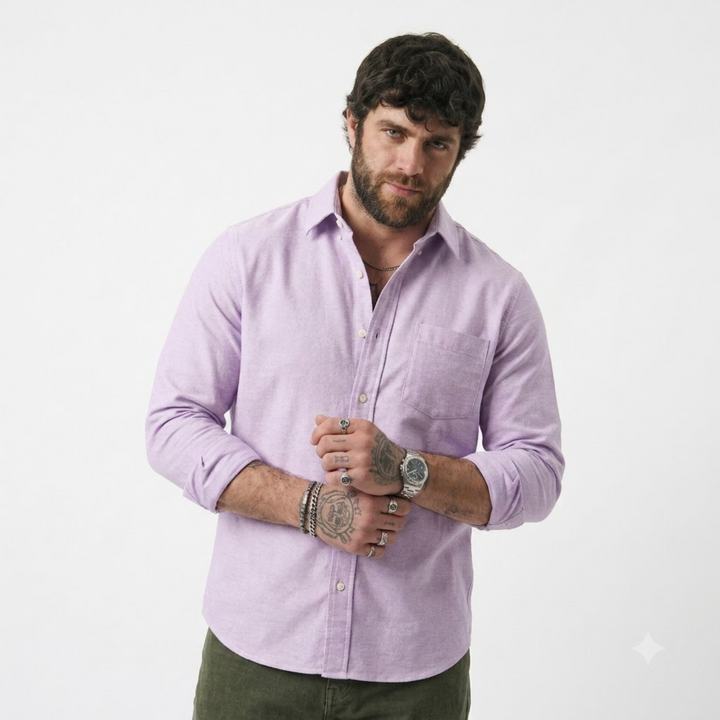 PLUS SIZE SOLID SHIRTS FOR MEN | XL-7XL