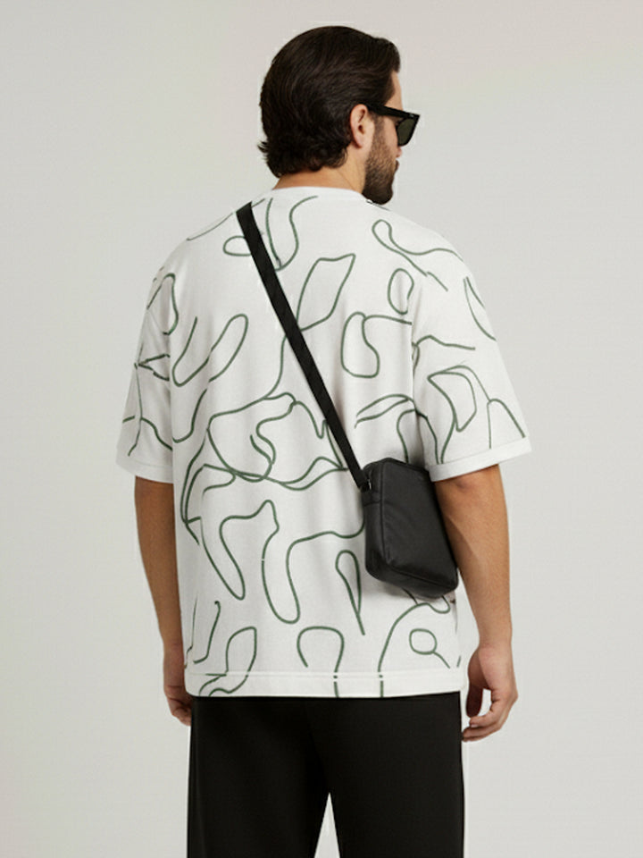 PLUS SIZE  PRINTED HANGOUT T-SHIRT FOR MEN | XL-7XL