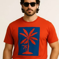 PLUS SIZE SAINT TROPEZ HOLIDAY T-SHIRT FOR MEN | XL-7XL