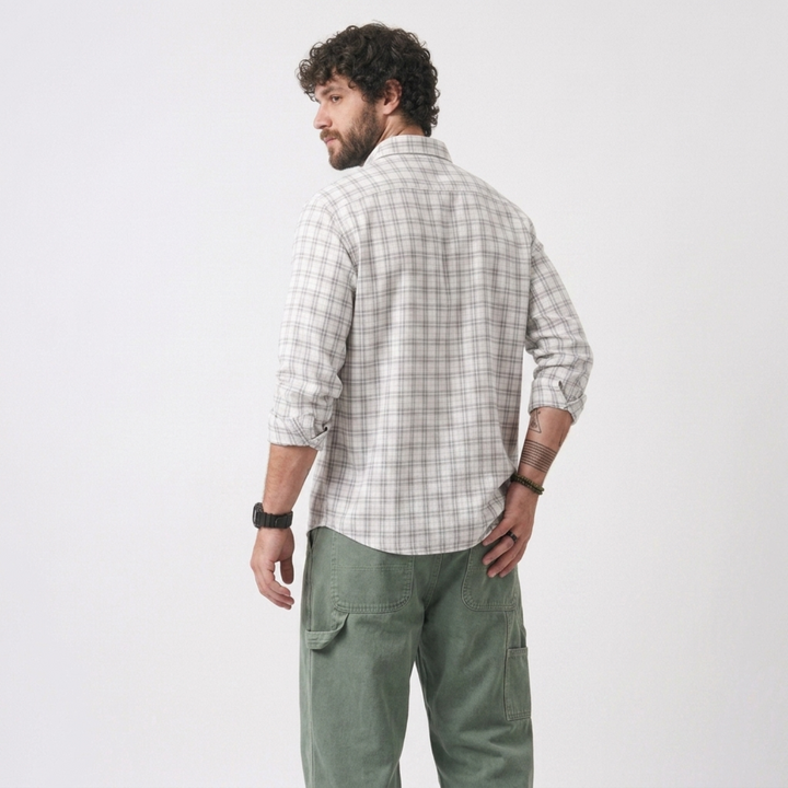 PLUS SIZE MEN’S CHECK SHIRT | XL-7XL