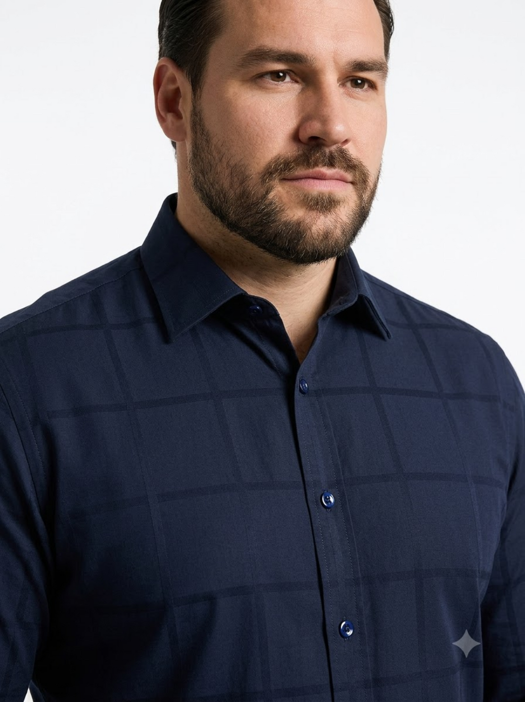 PLUS SIZE SELF CHECK SHIRT FOR MEN | XL-7XL
