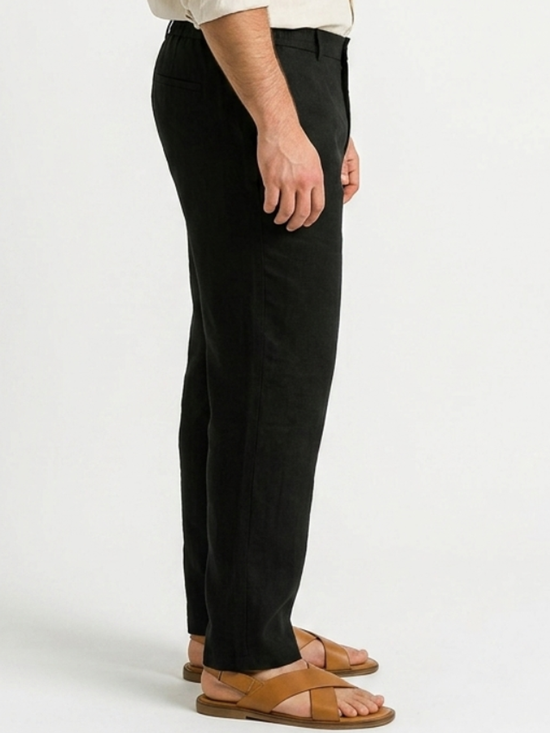PLUS SIZE MEN LINEN PULL ON PANT | XL-7XL